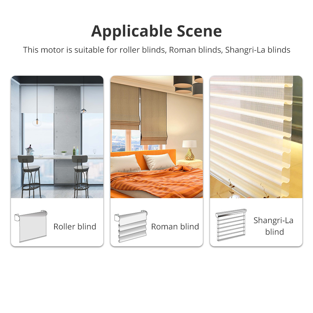 Zemismart Zigbee Roller Motor for 36 37mm Tube Rechargable Smart Electric Engine Tuya Alexa Google Home Smart Remote Control