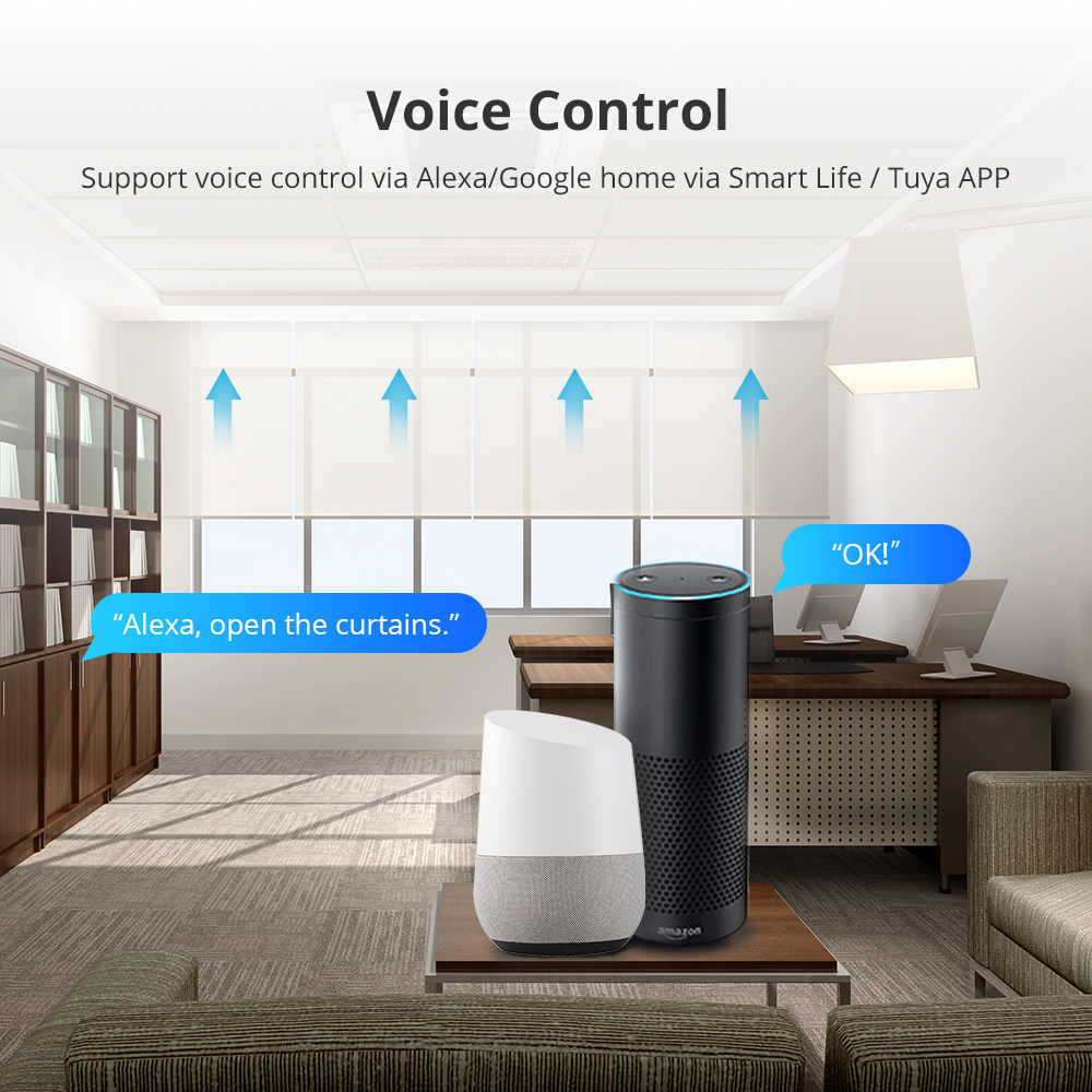 Zemismart Zigbee Roller Motor for 30mm Tube Rechargable Smart Electric Engine Alexa Google Assistant Smart Remote Control