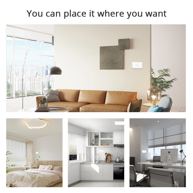 Zemismart Zigbee US Curtain Switch for Roller Shade Motor Smart Shutter Switch With Percentage Control works with Tuya Alexa Google Home