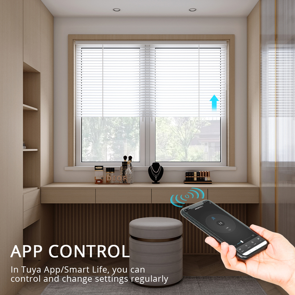 Zemismart Zigbee Curtain Switch for Roller Shade Motor Smart Shutter Switch with Percentage Control works with Tuya Alexa Google Home