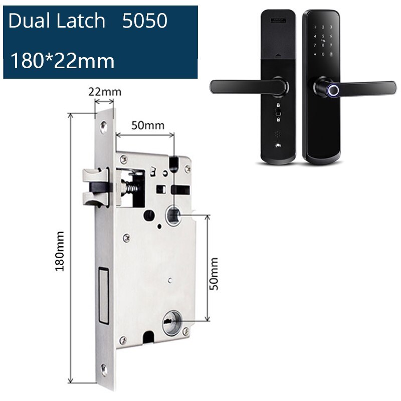 Zemismart Wifi Smart Digital Door Lock A270 Fingerprint IC Card Key Password Unlock with Doorbell Required Remote APP Unlock works with Tuya