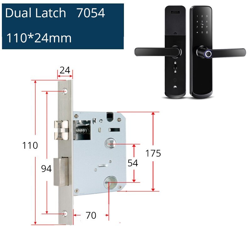 Zemismart Wifi Smart Digital Door Lock A270 Fingerprint IC Card Key Password Unlock with Doorbell Required Remote APP Unlock works with Tuya