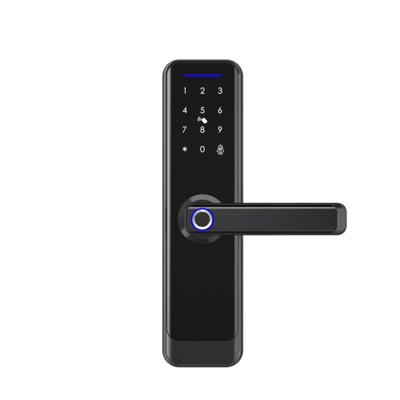 Zemismart Wifi Smart Digital Door Lock A270 Fingerprint IC Card Key Password Unlock with Doorbell Required Remote APP Unlock works with Tuya
