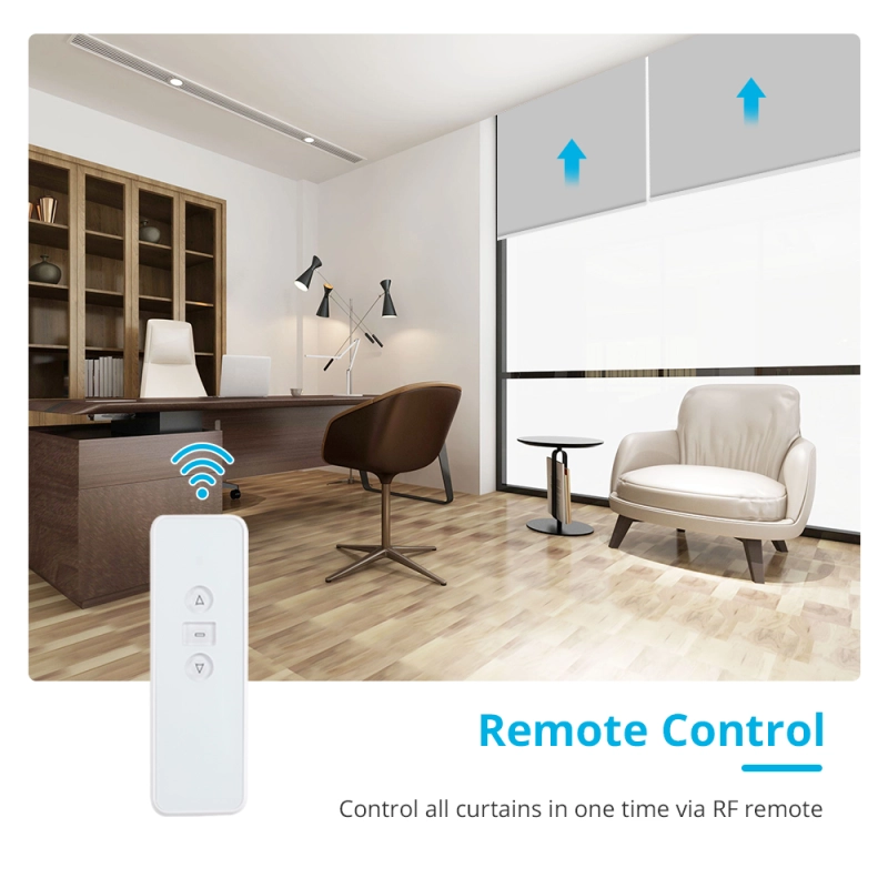 Zemismart WiFi Roller Shade Motor For 17mm 25mm Tube Built-in Battery Alexa works with Tuya