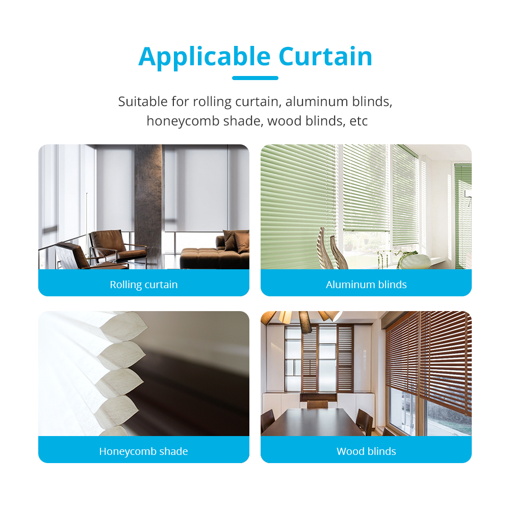 Zemismart Zigbee Roller Blind Motor for 17mm 25mm Tube Built-in Battery Shade Engine Smart Life works with Tuya Alexa Google Home Control