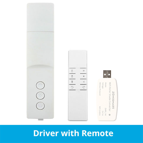 Zemismart New Version Wifi Smart Blind Driver Solar Panel Optional Roller Shade Motor Power By Battery works with Tuya Alexa Google Home