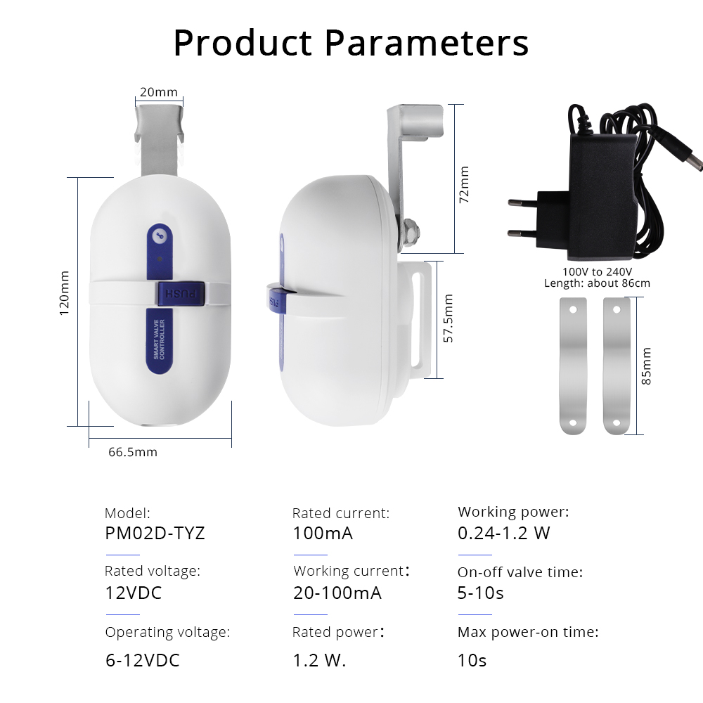 Zemismart Tuya Smart Zigbee Water Gas Pipeline Remote Valve