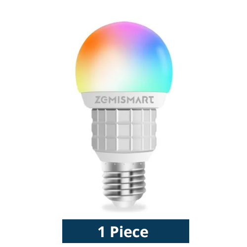 Zemismart WiFi Matter Certified Bulb RGB E27 Dimmer Enable HomeKit Google Home SmartThings Alexa Control