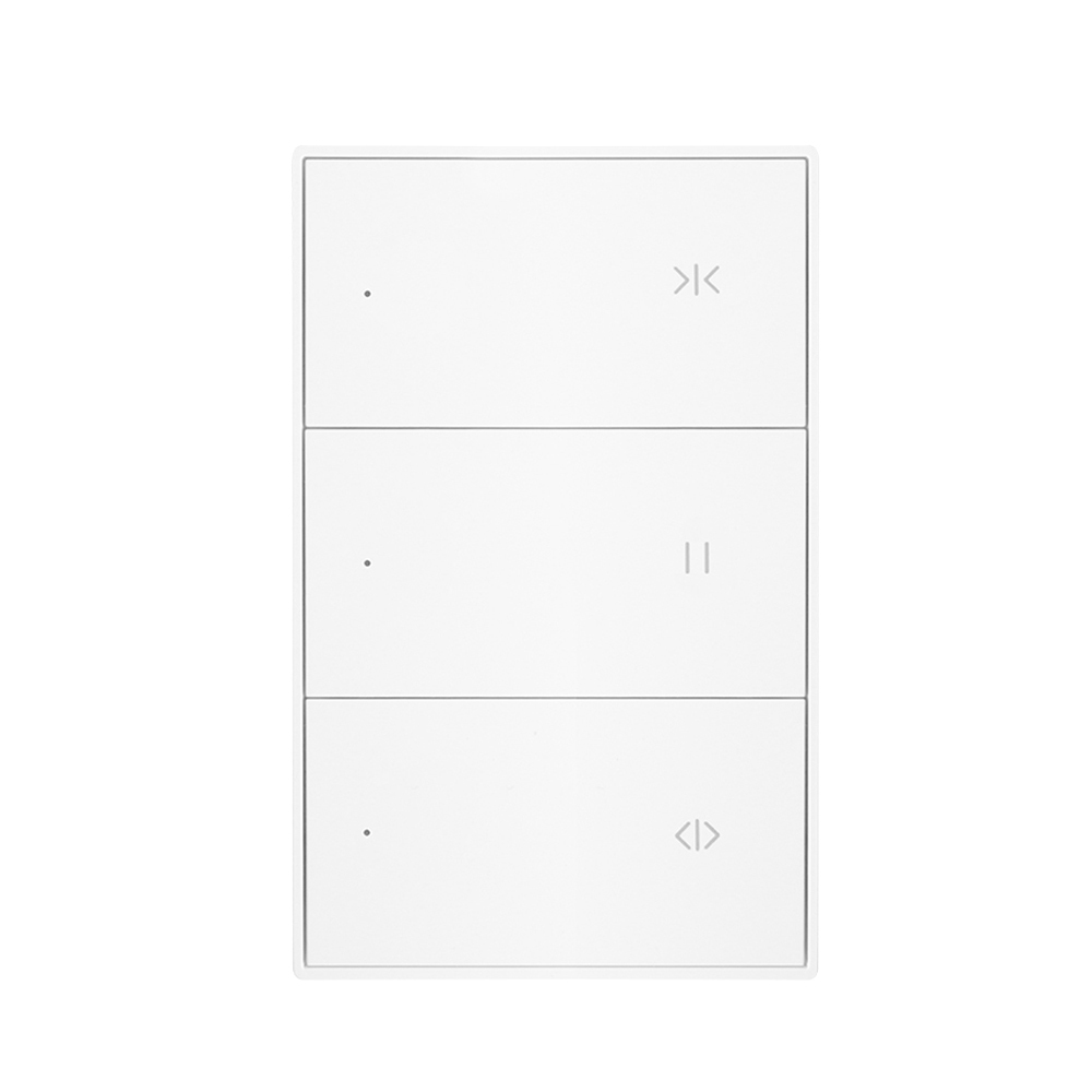 Zemismart Zigbee Smart Curtain Switch for Electric Roller Shade US Shutter Switch works with Tuya with Percentage Control Alexa Google Home