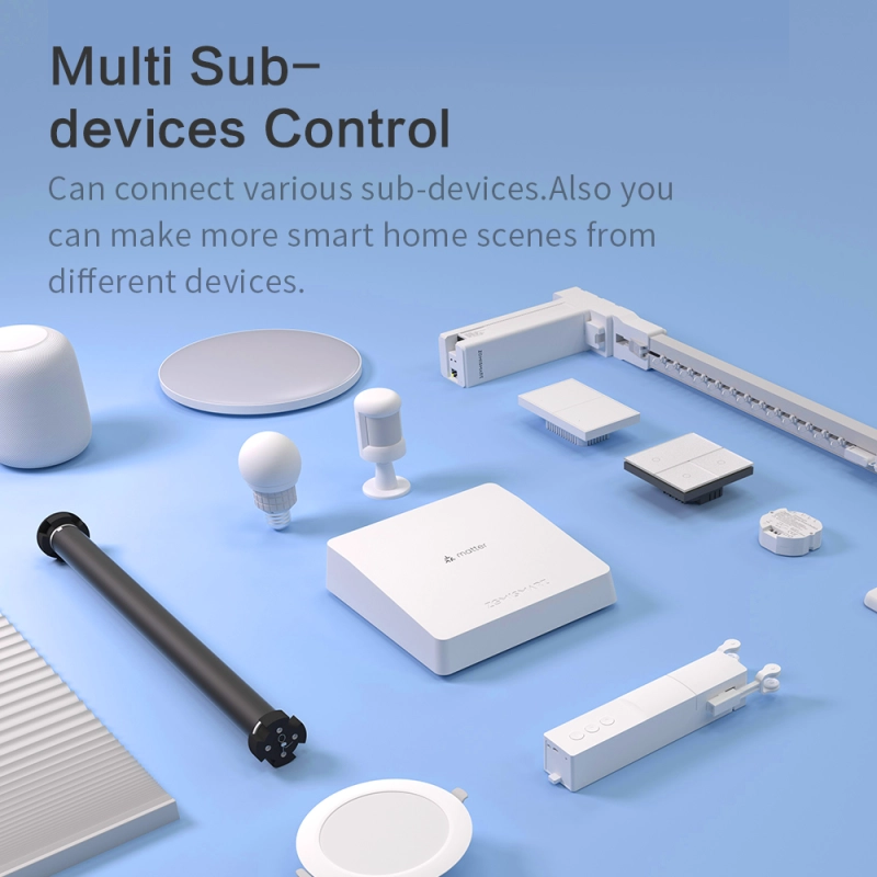 Zemismart Matter Zigbee Thread Smart Home Hub Matter Bridge Compatible Home Google Home Control