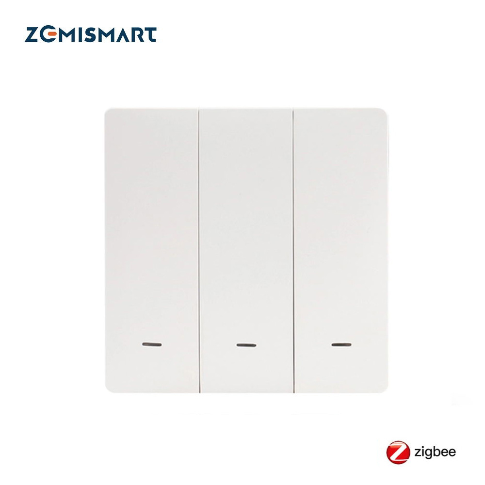 Zemismart Zigbee 3.0 EU Push Switches One Gang Wall Light