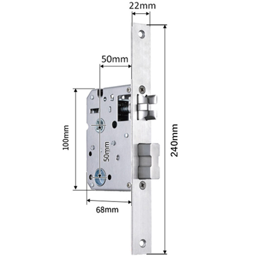 Zemismart Zigbee Smart Electronic Door Lock IC Card Key Password App Remote Unlock with Doorbell works with Tuya Security Biometric Fingerprint Lock