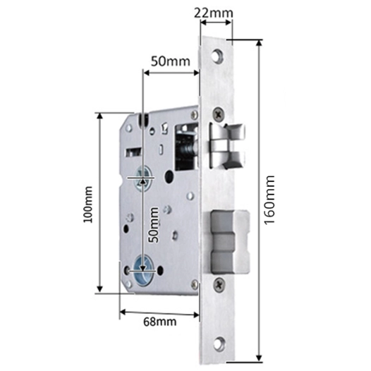 Zemismart Zigbee Smart Electronic Door Lock IC Card Key Password App Remote Unlock with Doorbell works with Tuya Security Biometric Fingerprint Lock