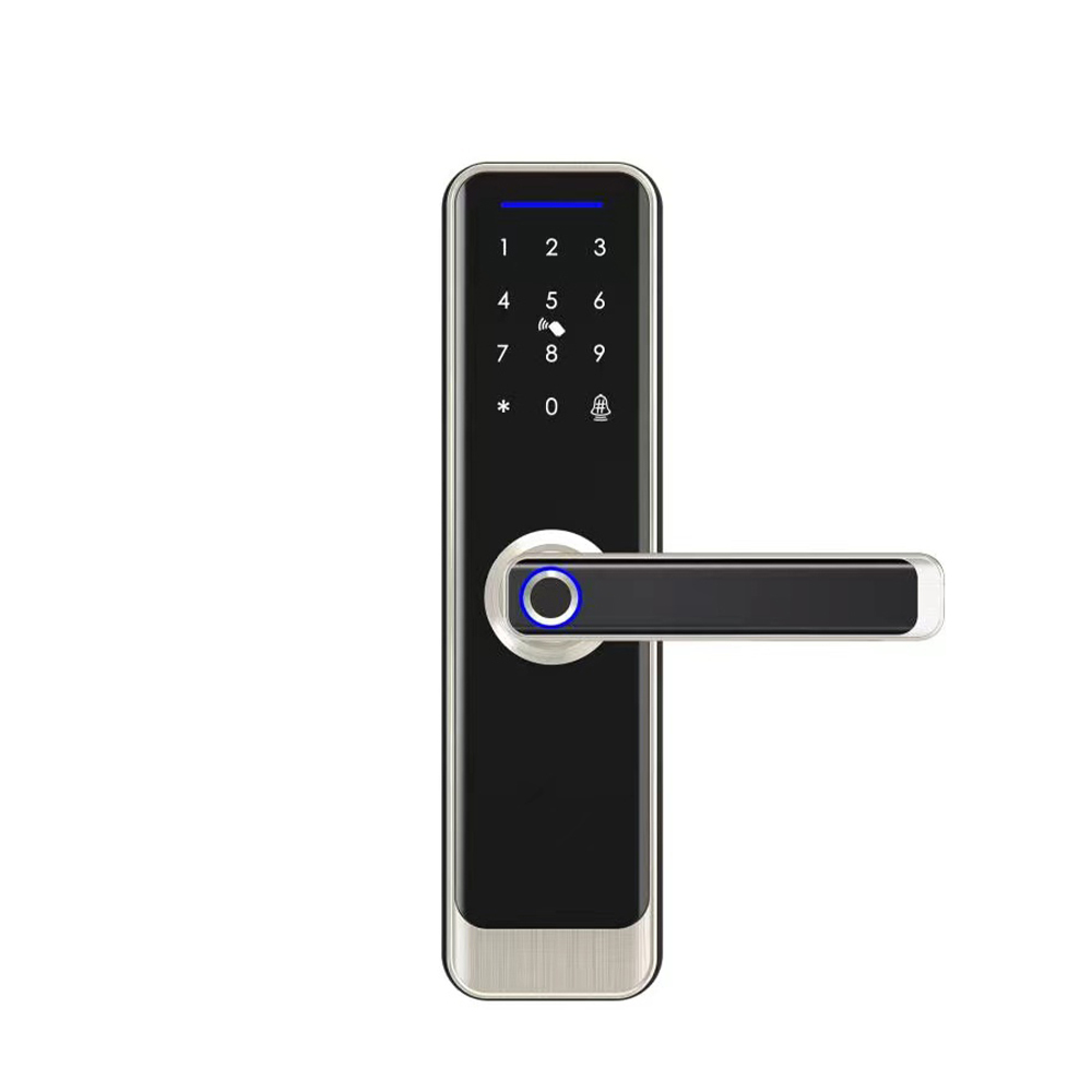 Zemismart Zigbee Smart Electronic Door Lock IC Card Key Password App Remote Unlock with Doorbell works with Tuya Security Biometric Fingerprint Lock