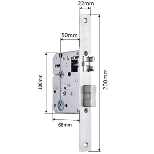 Zemismart Zigbee Smart Electronic Door Lock IC Card Key Password App Remote Unlock with Doorbell works with Tuya Security Biometric Fingerprint Lock