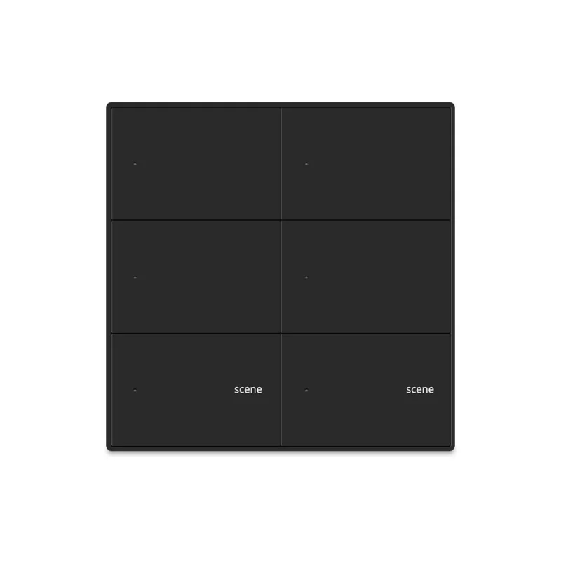 Zemismart Zigbee Smart 4 Gang Switch with 2 Gang Scene Switch 4X4 Push Button Light Switch Neutral Required works with Tuya Alexa Google Home Voice Co