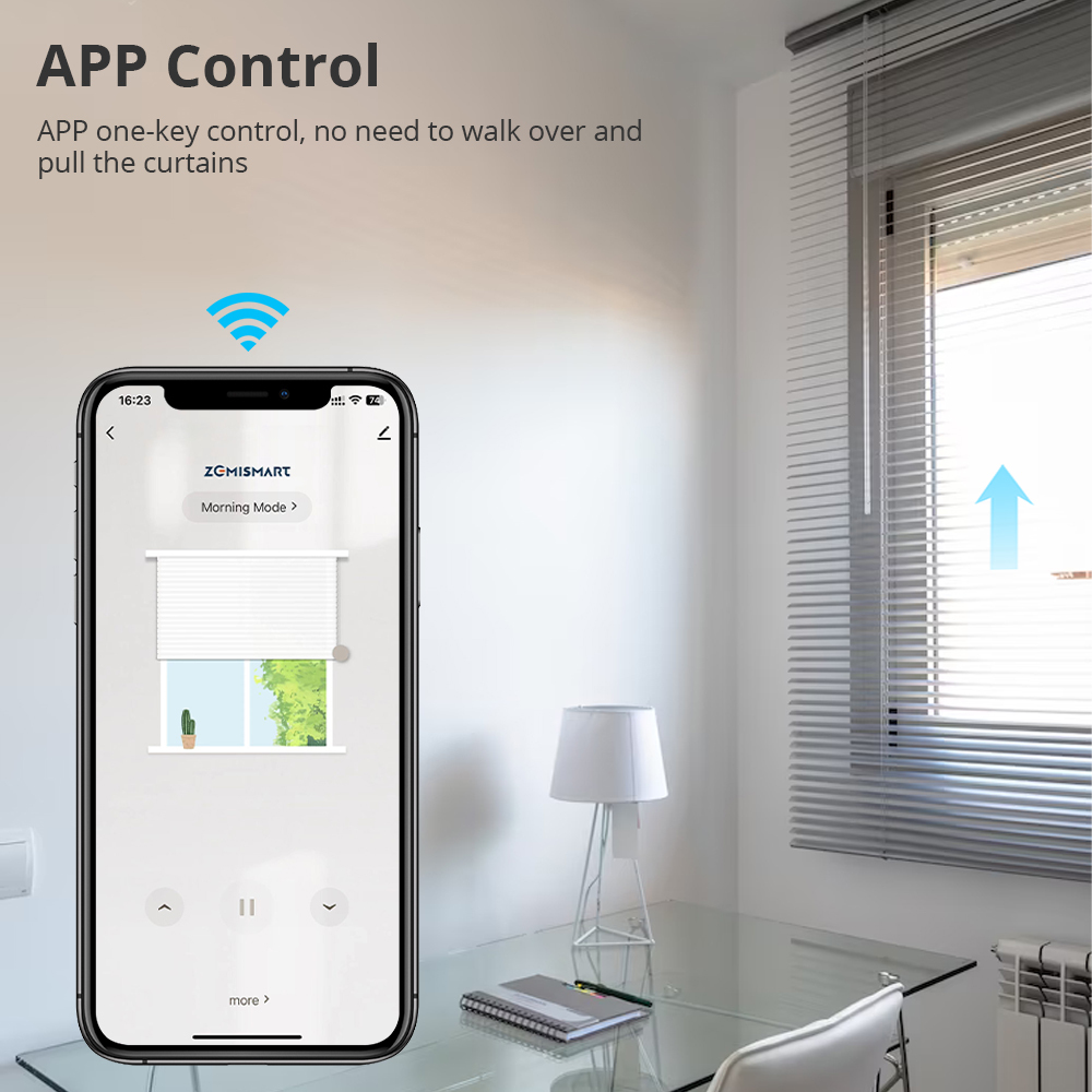 Zemismart Matter over Thread Roller Shade Motor for 38mm Tube Smart Electric Engine Home App