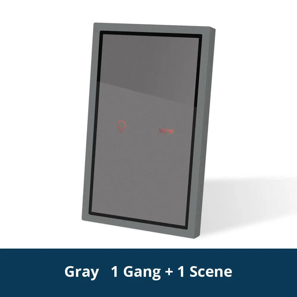 Zemismart Zigbee Light Switch Scene Switch 4 Gang 4x2 Touch Wall Switches Neutral Required works with Tuya Alexa Google Home Voice Control