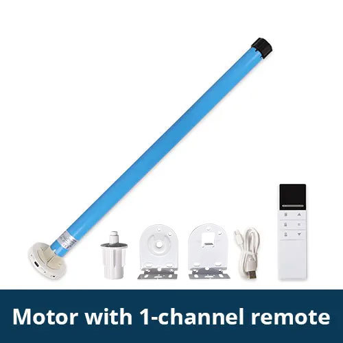 Zemismart Zigbee Roller Motor for 30mm Tube Rechargable Smart Electric Engine Alexa Google Assistant Smart Remote Control