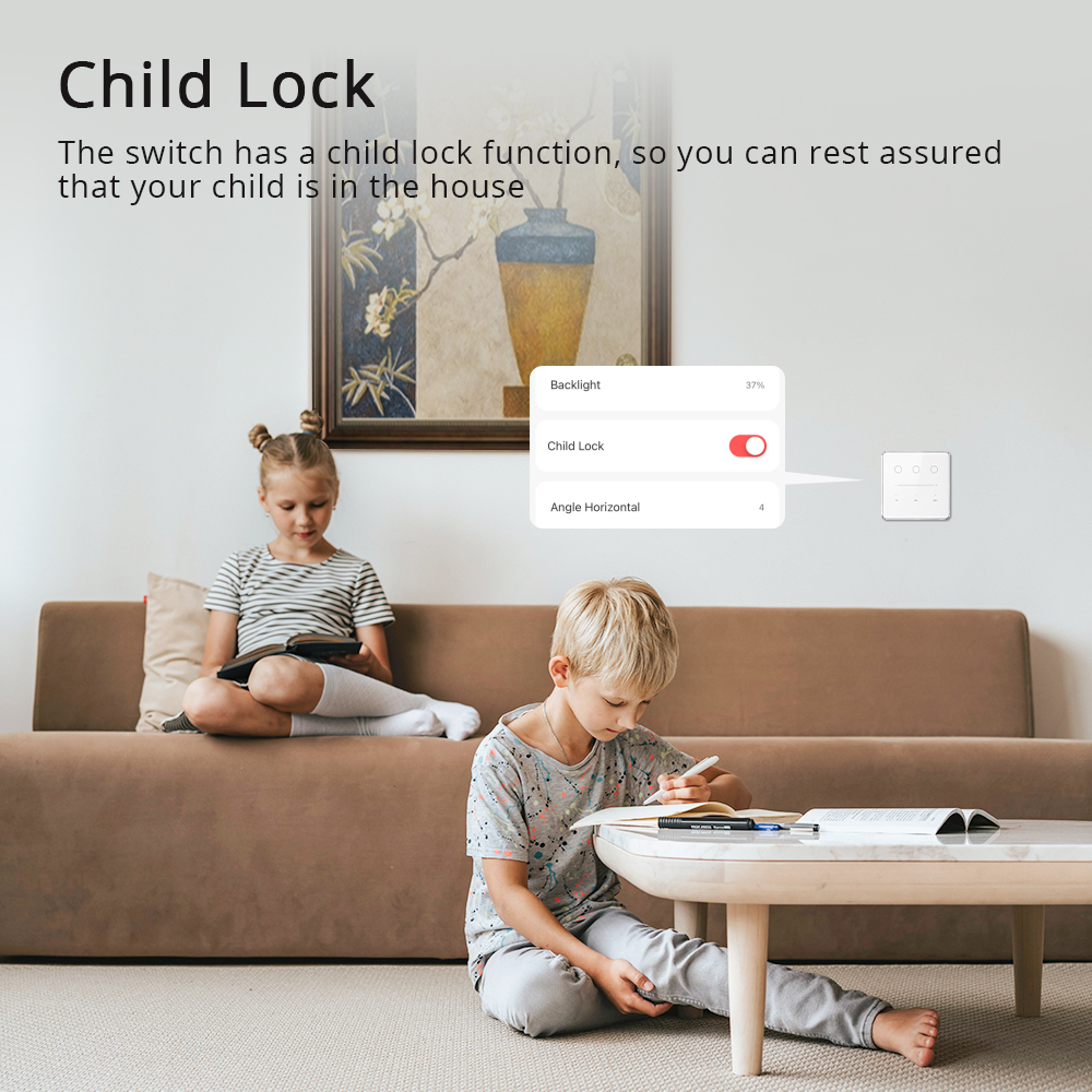 Zemismart Zigbee Smart Dimmer Switch 3 Gang Neutral Required Brightness Adjustment  works with Tuya App Google Home Voice Control Timer Function