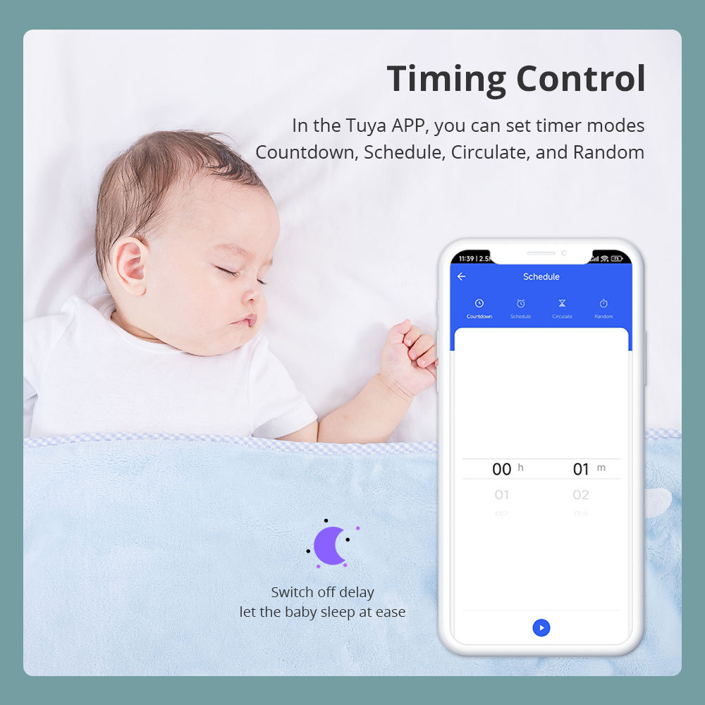 Zemismart WiFi Smart Wave Switch with PIR Sensor US Interruptor Support Tuya Alexa Google Home Voice Control