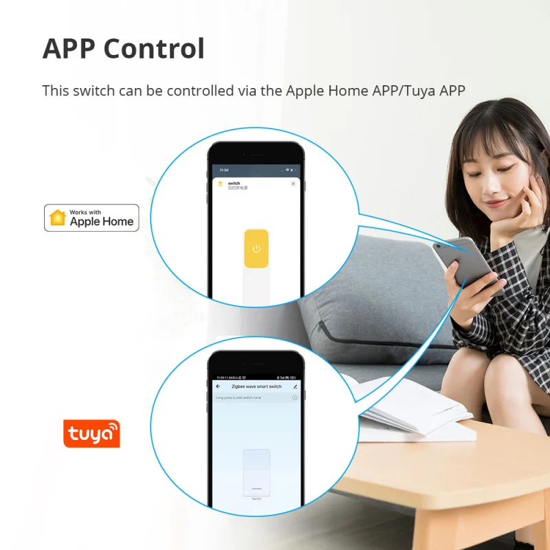 Zemismart Zigbee 3.0 Smart Wave Switch with PIR Sensor Work with Tuya SmartThings Echo Plus hub US Interruptor Support Alexa Google Home Voice Control