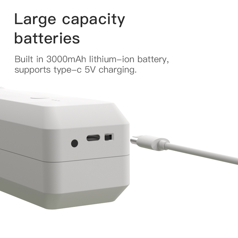 Zemismart Tuya Smart Rechargeable Zigbee Motor for Roman Rod I Type U Type Tracks Voice Control with Alexa Google Home