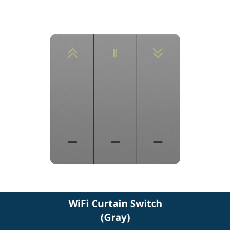 Zemismart WiFi Curtain Switch Wall Switch Work with Tuya Alexa Google Home Smart Life Timer Control