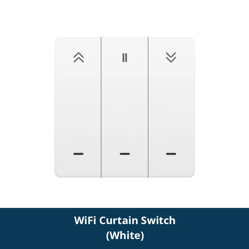 Zemismart WiFi Curtain Switch Wall Switch Work with Tuya Alexa Google Home Smart Life Timer Control