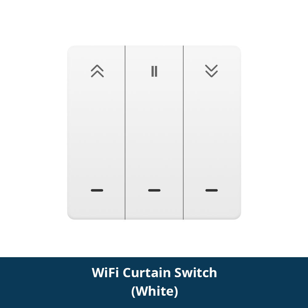 Zemismart WiFi Curtain Switch Wall Switch Work with Tuya Alexa Google Home Smart Life Timer Control
