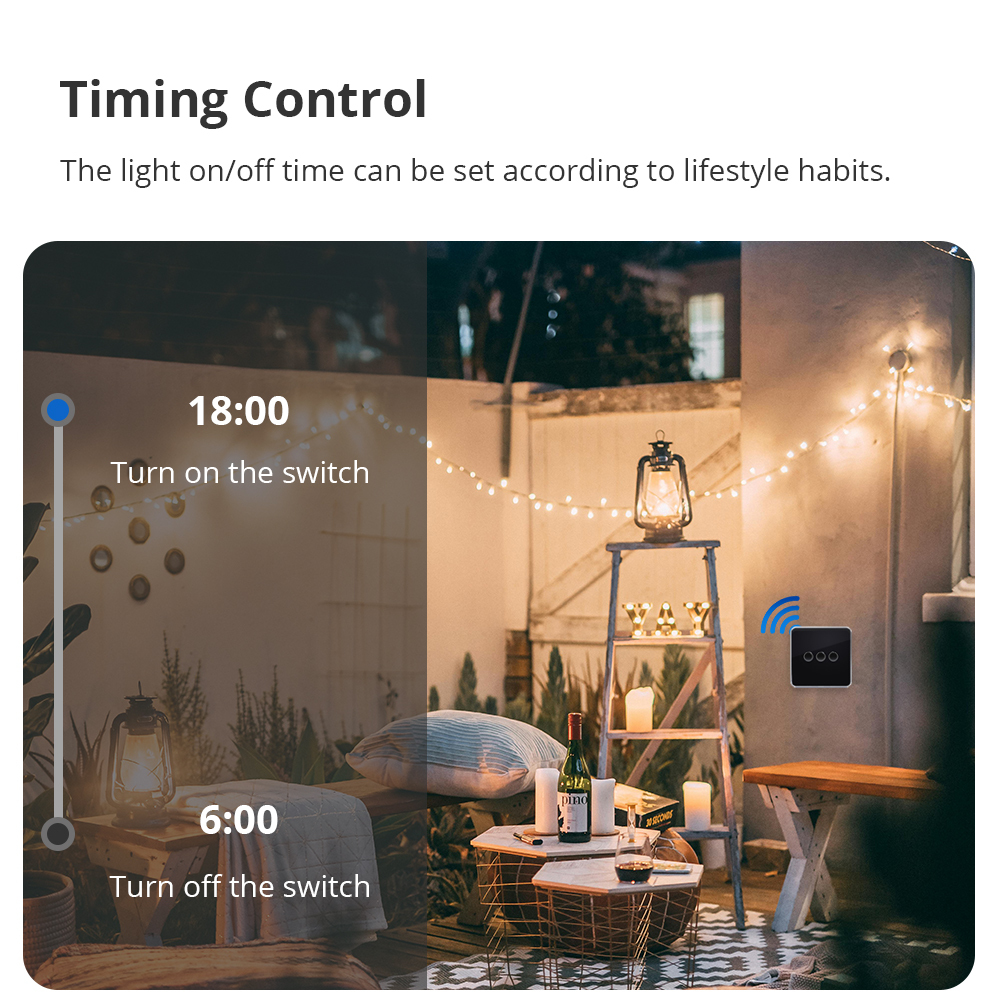 Zemismart Matter over Wifi Smart Touch Switch 1 2 3 4gang touch switch Compatible Voice Control SmartThings App Control