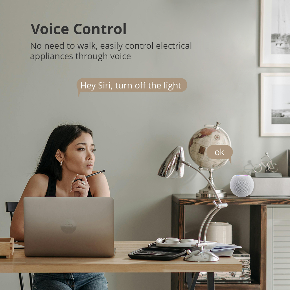 Zemismart Matter over Wifi Smart Touch Switch 1 2 3 4gang touch switch Compatible Voice Control SmartThings App Control