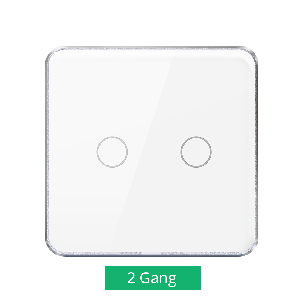 Zemismart Matter over Wifi White Color Smart Touch Switch 1 2 3 4gang touch switch Compatible Voice Control SmartThings App Control