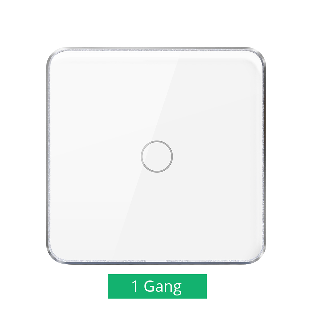 Zemismart Matter over Wifi White Color Smart Touch Switch 1 2 3 4gang touch switch Compatible Voice Control SmartThings App Control
