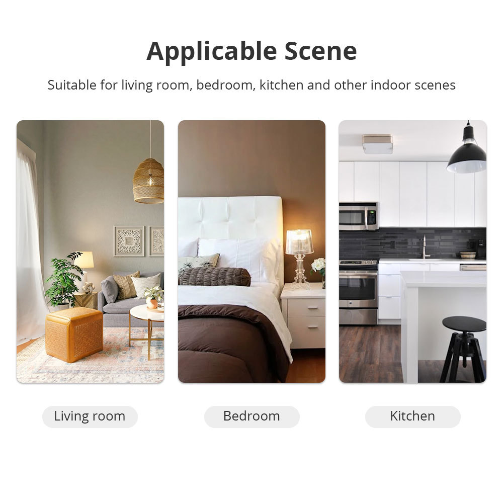 Zemismart Matter over Wifi Smart Push Button US Switch 1 2 3 4gang Compatible Home SmartThings Google Home App Control