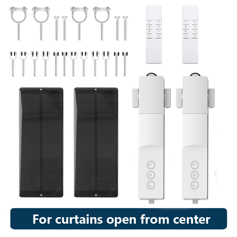 Zemismart Zigbee Electric Curtain Robot Rechargeable Motor For Roman Rod I Type U Type Tracks works with Tuya Alexa Google Home Control