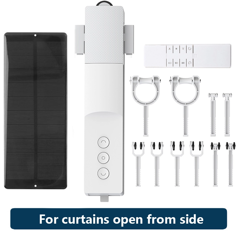 Blindsmart Tuya Zigbee Smart Curtain Motor – Automatic Opener For Rod & I-Track, Compatible With Alexa/Google, Solar Panel Option
