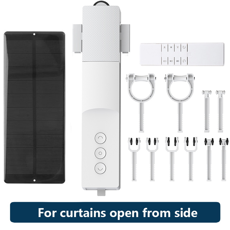 Zemismart Zigbee Electric Curtain Robot Rechargeable Motor For Roman Rod I Type U Type Tracks works with Tuya Alexa Google Home Control