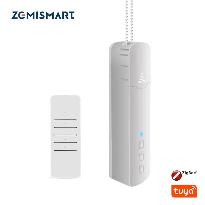 Zemismart Updated Tuya zigbee Roller Shade Driver Built-in Battery DIY Roller Shutter Motor Alexa Google Assistant Voice Control