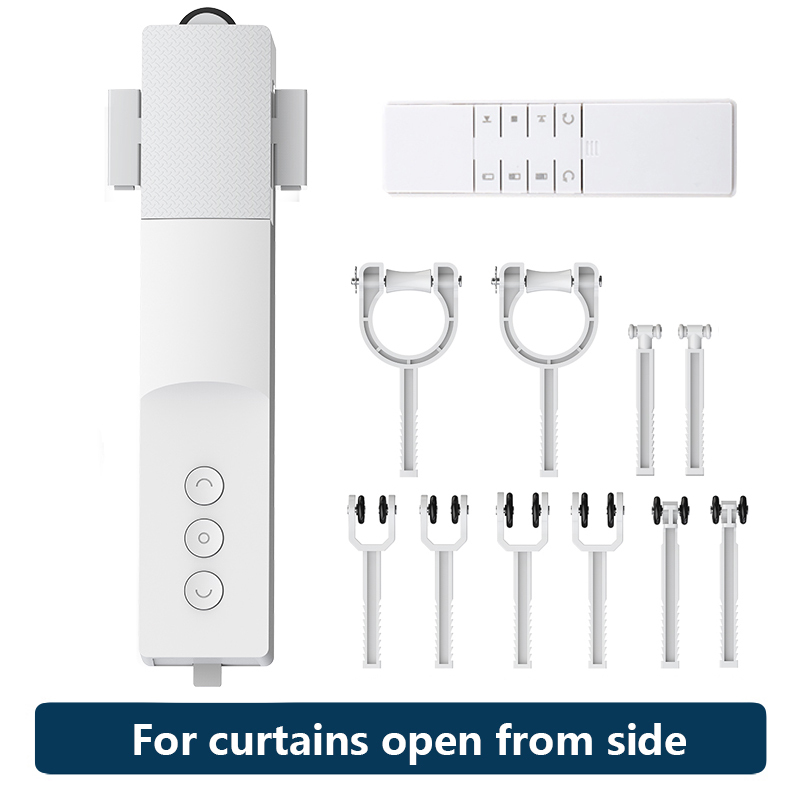 Zemismart Zigbee Electric Curtain Robot Rechargeable Motor For Roman Rod I Type U Type Tracks works with Tuya Alexa Google Home Control