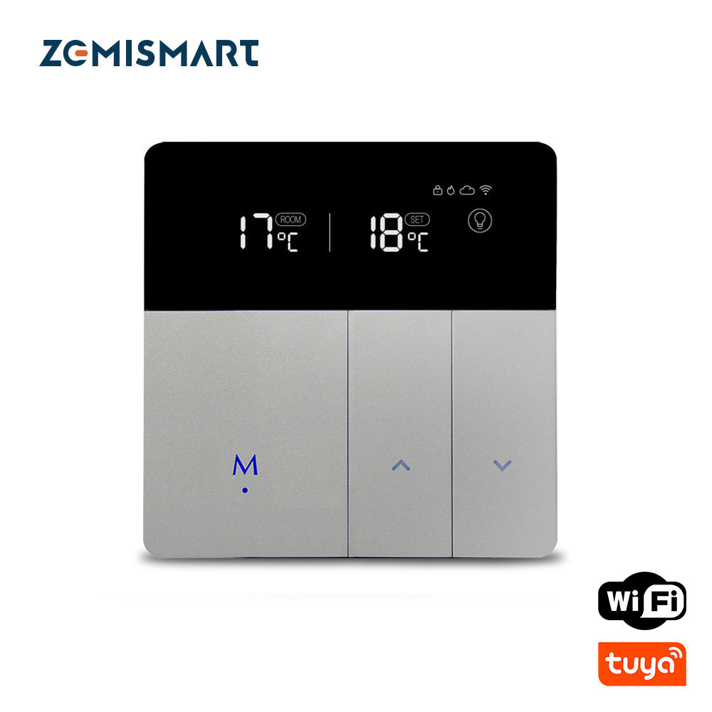 Water Floor Heating Thermostat Work with Alexa Google Home Smart WIFI Control external Temperature Controller 20A 200-240V