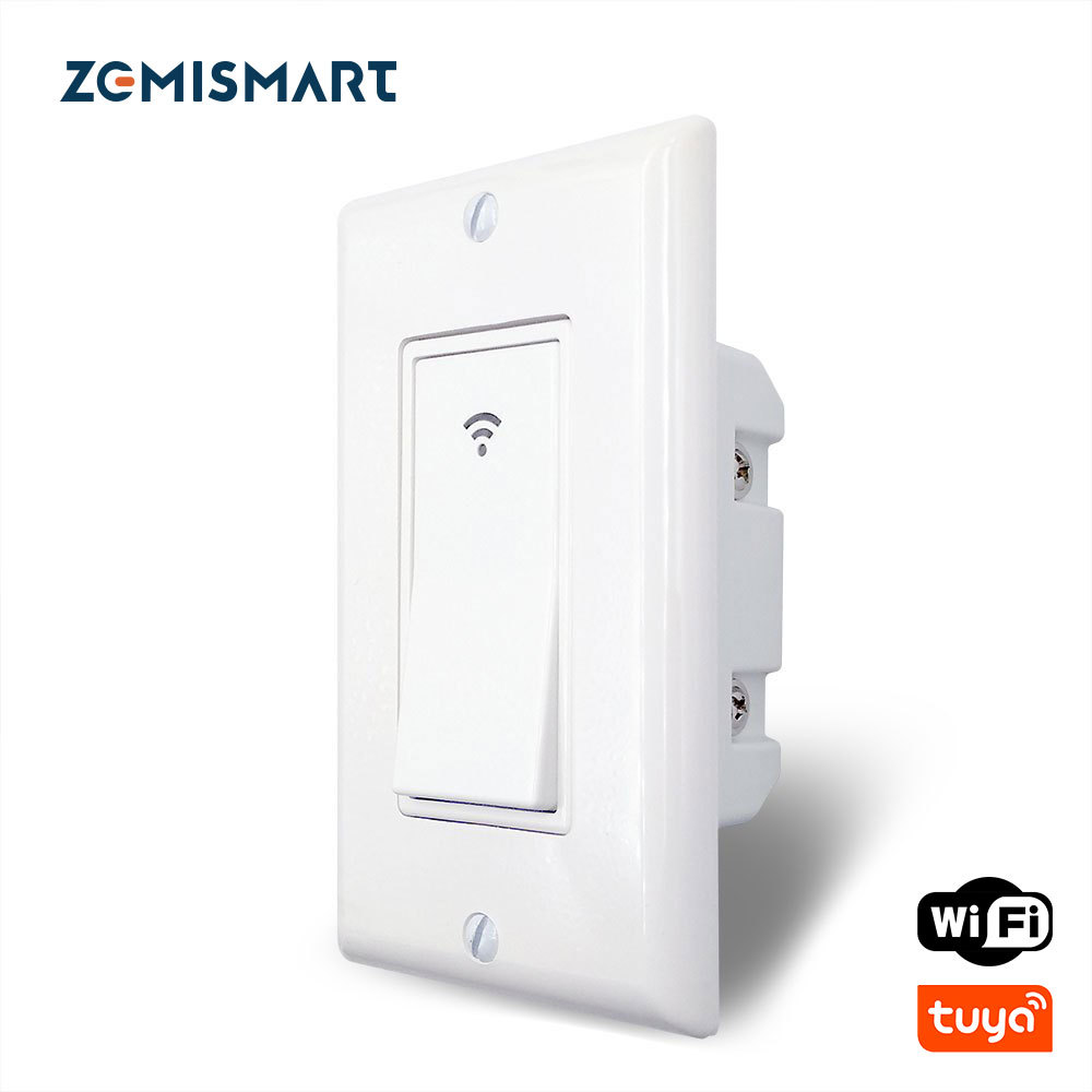 Zemismart WiFi switch Push Wall Switches Alexa Google home Enable APP Remote Control