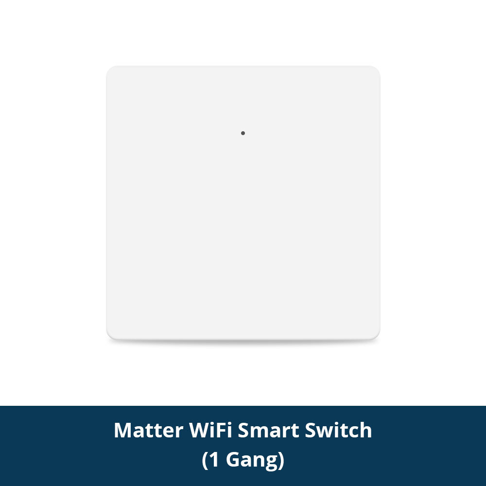Zemismart Matter over Wifi Smart Push Button EU Switch 1 2 3 gang Compatible Home SmartThings Google Home App Control