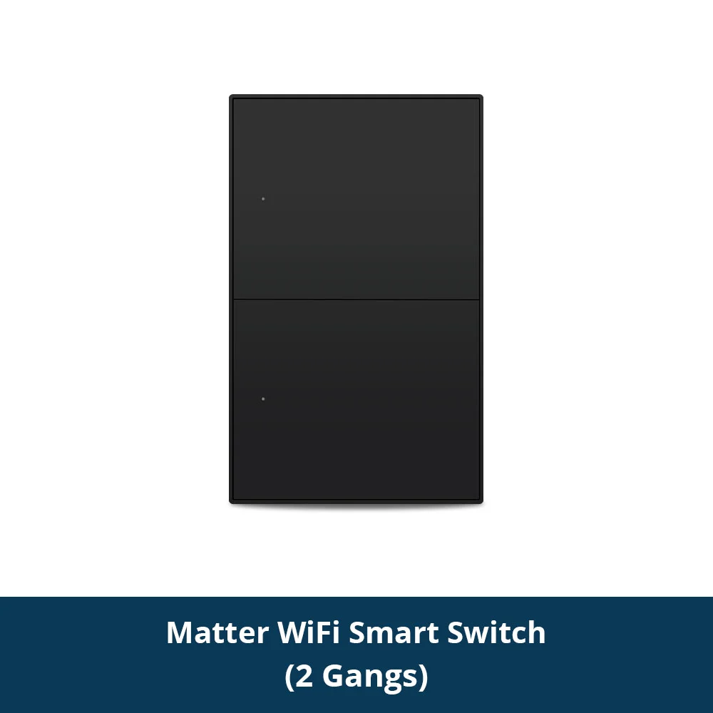 Zemismart Matter over WiFi Smart Push Button US Switch 1-Gang ZM606-1