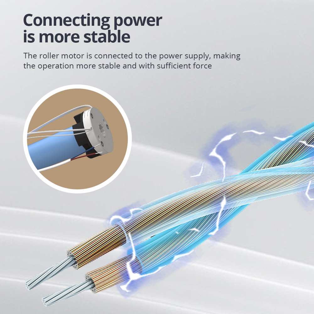 Zemismart Matter over WiFi 2N Roller Shade Blinds Motor Electric Curtain Motor for 37 38mm Tube Compatiable with HomeKit Alexa Google Assistant SmartT