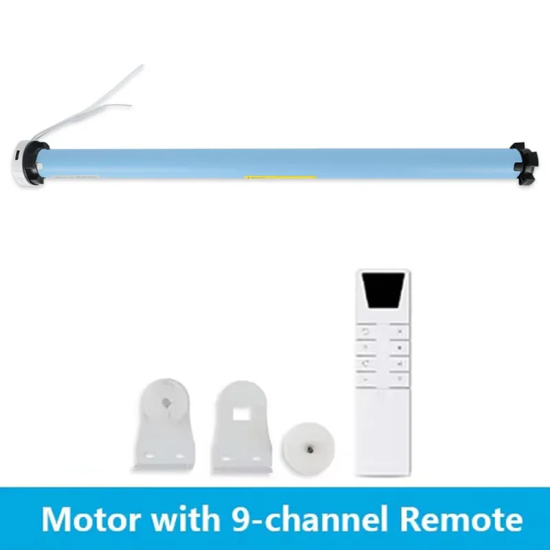 Zemismart Zigbee Rechargeable Roller Shade Motor 1.3N Solar Panel Optional For 37 38mm Tube works with Tuya Smart Life APP Google Assistan ALexa Contr