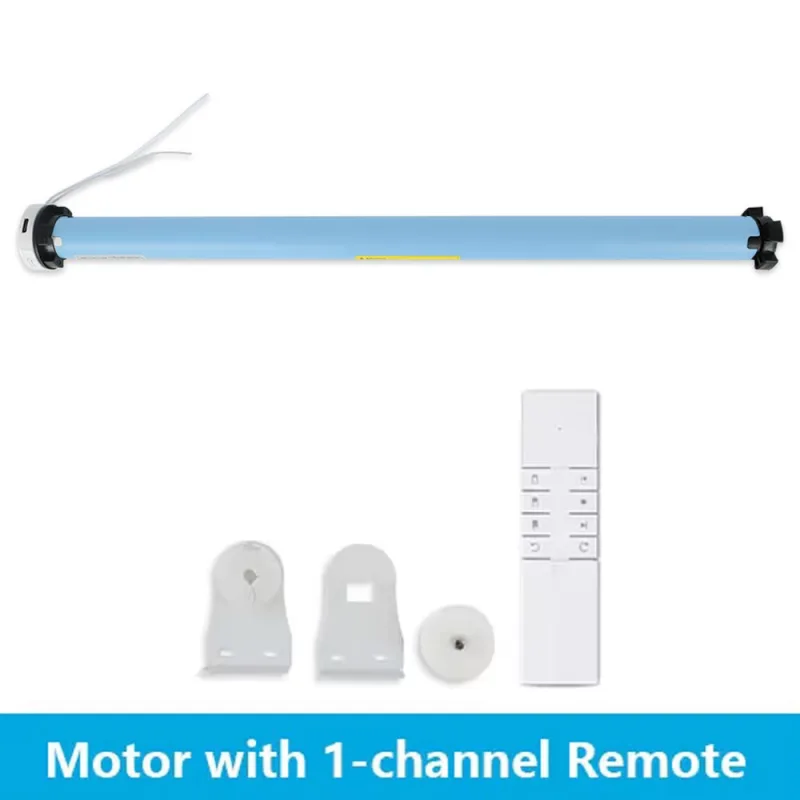 Zemismart Zigbee Rechargeable Roller Shade Motor 1.3N Solar Panel Optional For 37 38mm Tube works with Tuya Smart Life APP Google Assistan ALexa Contr