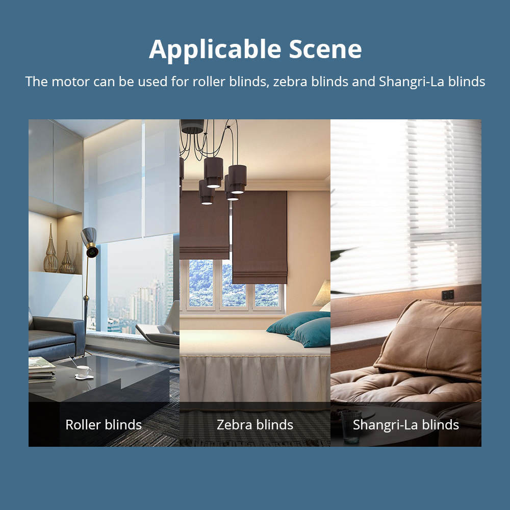 Zemismart WiFi Electric Roller Shade Motor Solar Panel Optional for 17mm 25mm 28mm Tube Built-in Battery works with Tuya Alexa Google Assistant Alice 