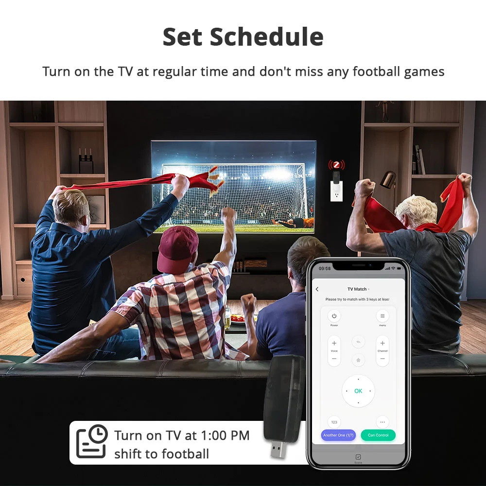 Zemismart Tuya Zigbee Smart IR Remote Controller Universal Infrared ...