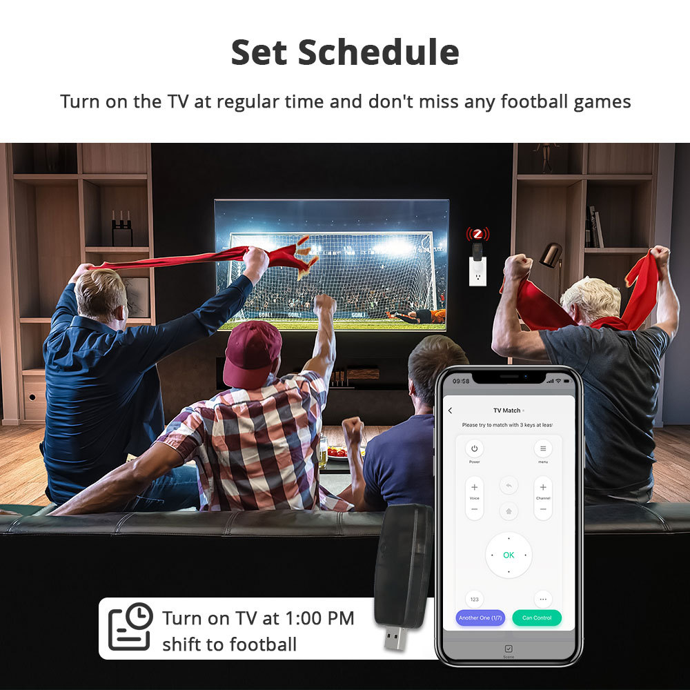 Zemismart Zigbee Smart IR Remote Controller Universal Infrared Remote works with Tuya Homekit Control Alexa Voice Control